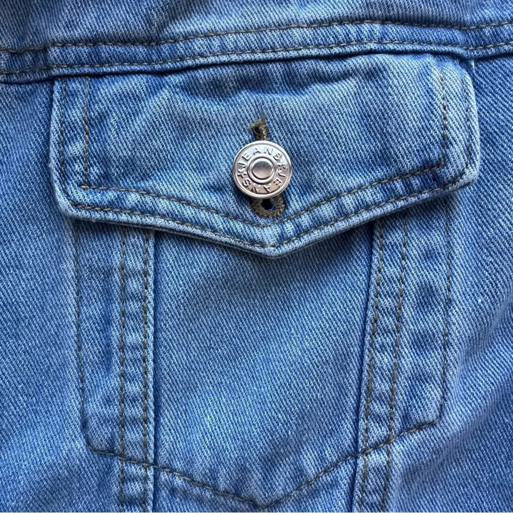 Distressed Denim Jacket - Men’s Medium - Picture 5 of 12